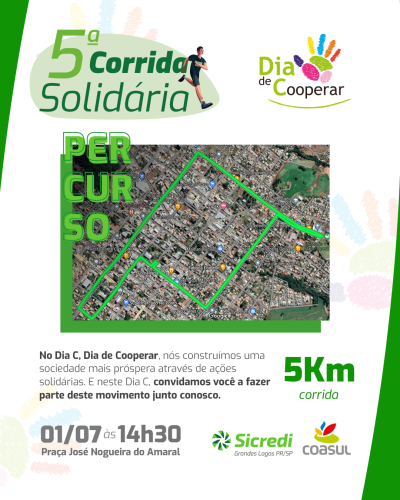 Sicredi e Consul promovem a 5ª Corrida e Caminhada Solidária no Dia de Cooperar 2023 